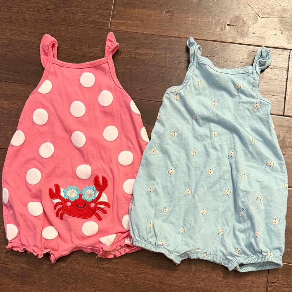 Carter's 12 Mo Rompers - Picture 4 of 6